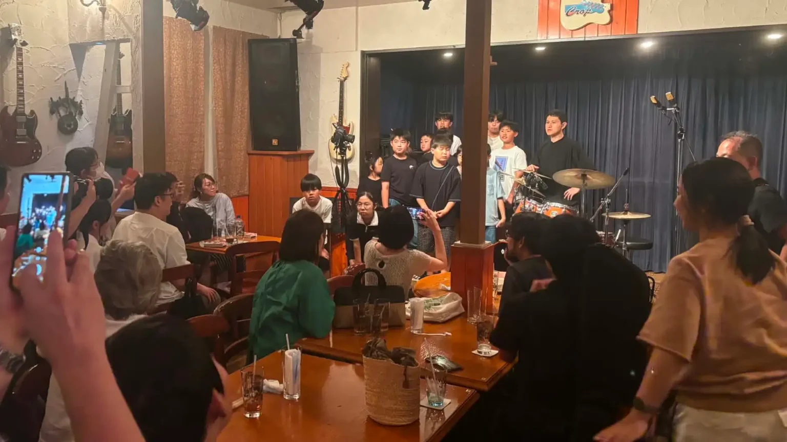 生徒さんの発表会でのライブ演奏